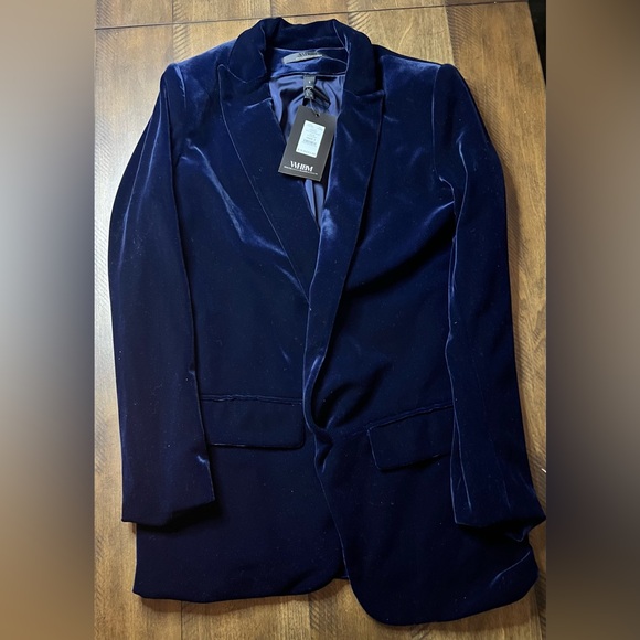 NWT - Velvet White House Black Market Byzantine Blue Blazer (4) - Picture 2 of 5